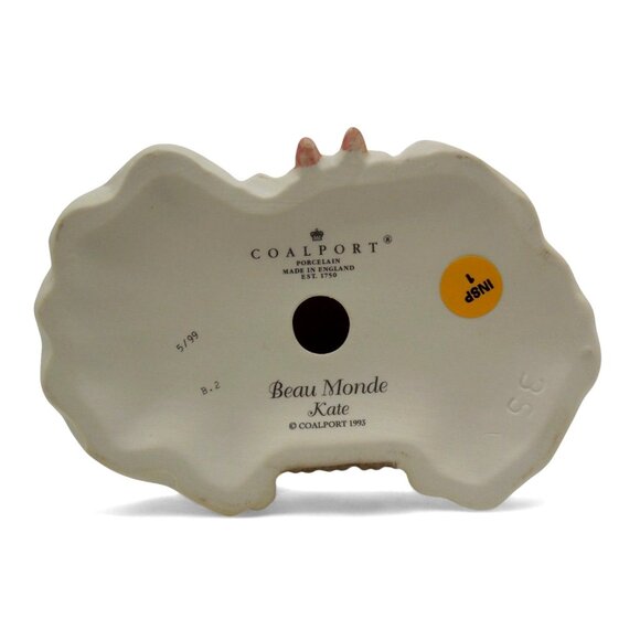 COALPORT Beau Monde KATE Porcelain Figurine 1993 England Vintage 5" - Picture 10 of 10